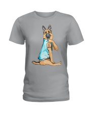 German Shepherd - I Love Mom Ladies T-Shirt front