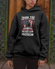 Thank You For My Freedom Hooded Sweatshirt apparel-hooded-sweatshirt-lifestyle-front-03