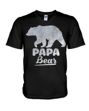 Papa Bear V-Neck T-Shirt tile