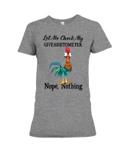 Let Me Check Premium Fit Ladies Tee tile