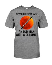 Never Underestimate An Old Man With A Clarinet Premium Fit Mens Tee tile
