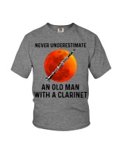 Never Underestimate An Old Man With A Clarinet Youth T-Shirt tile