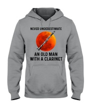 Never Underestimate An Old Man With A Clarinet Hooded Sweatshirt tile