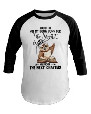 About Put My Book Down For The Night Baseball Tee tile