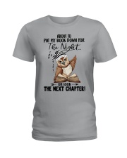 About Put My Book Down For The Night Ladies T-Shirt front