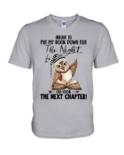 About Put My Book Down For The Night V-Neck T-Shirt tile