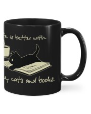 Life Is Better With Coffee - Cats And Books Mugs tile