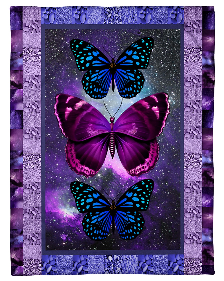 Butterfly - Only One Day Small Fleece Blanket - 30" x 40"