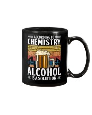 According To Chemistry - Alcohol Is A Solution Mug tile