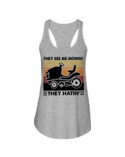 They See Me Mowin' - They Hatin' Ladies Flowy Tank tile
