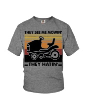 They See Me Mowin' - They Hatin' Youth T-Shirt tile