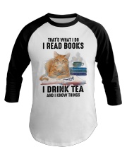 That's What I Do - I Drink Tea And I Know Things Baseball Tee tile