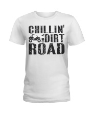 Chillin' On a Dirt Road Ladies T-Shirt tile