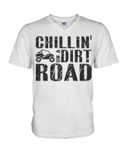 Chillin' On a Dirt Road V-Neck T-Shirt tile