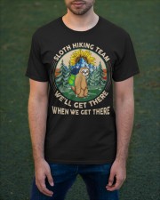 Sloth Hiking Team Classic T-Shirt apparel-classic-tshirt-lifestyle-front-42