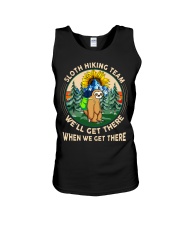 Sloth Hiking Team Unisex Tank tile