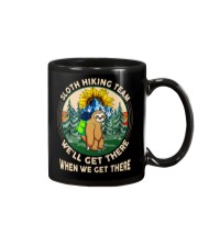 Sloth Hiking Team Mug tile