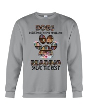 Dogs Solve Most Of My Problems Crewneck Sweatshirt tile