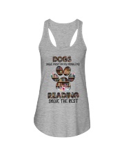Dogs Solve Most Of My Problems Ladies Flowy Tank tile