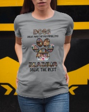 Dogs Solve Most Of My Problems Ladies T-Shirt apparel-ladies-t-shirt-lifestyle-04