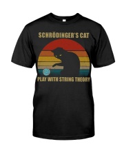 Schrodinger's Cat Play With String Theory Classic T-Shirt tile