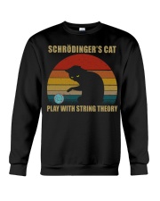 Schrodinger's Cat Play With String Theory Crewneck Sweatshirt tile