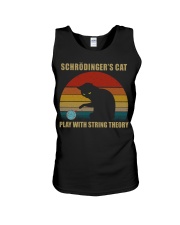 Schrodinger's Cat Play With String Theory Unisex Tank tile