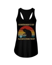 Schrodinger's Cat Play With String Theory Ladies Flowy Tank tile