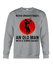 An Old Man With A Tennis Racket Crewneck Sweatshirt tile