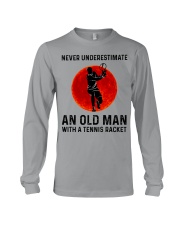 An Old Man With A Tennis Racket Long Sleeve Tee tile
