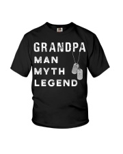 Grandpa Man Myth Legend Youth T-Shirt tile