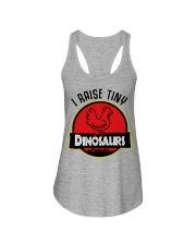 I Raise Tiny Dinosaurs Ladies Flowy Tank tile