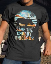 Save The Chubby Unicorns Classic T-Shirt apparel-classic-tshirt-lifestyle-28