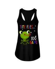 Time Flies 100 Days Ladies Flowy Tank tile