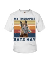 My Therapist Eats Hay Youth T-Shirt tile