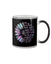 Assuming I'm An Old Lady Was Your First Mistake Color Changing Mug tile