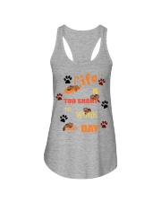 Life Is Too Short To Work Every Day Ladies Flowy Tank tile