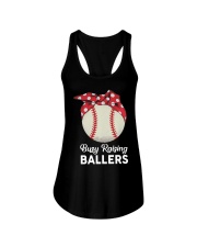 Design Busy Raising Ballers Ladies Flowy Tank tile