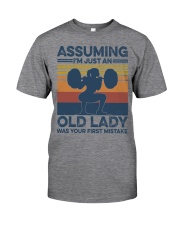 I'm Just An Old Lady Was Your First Mistake Classic T-Shirt tile
