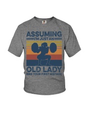 I'm Just An Old Lady Was Your First Mistake Youth T-Shirt tile
