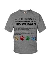 5 Things You Should Know About This Woman Youth T-Shirt tile