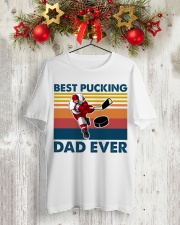 Best Pucking Dad Ever Classic T-Shirt lifestyle-holiday-crewneck-front-2