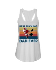 Best Pucking Dad Ever Ladies Flowy Tank tile