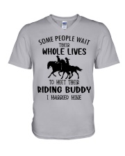 I Married Mine V-Neck T-Shirt tile