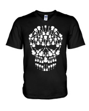 Guitar V-Neck T-Shirt tile