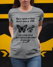 A Girl Who Really Loved Butterflies And Dogs Ladies T-Shirt apparel-ladies-t-shirt-lifestyle-04
