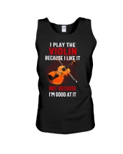 I Play The Violin Because I Like It Unisex Tank tile