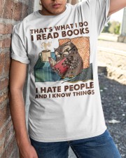 That's What I Do - I Read Books Classic T-Shirt apparel-classic-tshirt-lifestyle-27