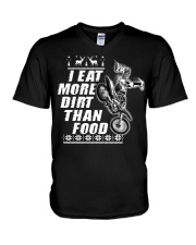I Eat More Dirt Than Food V-Neck T-Shirt tile