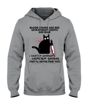 Red Blue Hooded Sweatshirt tile